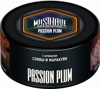 Табак Must Have Undercoal, 25гр "Passion Plum / Слива, маракуйя"