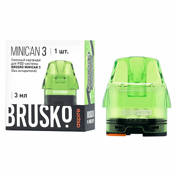 Картридж Aspire Brusko Minican 3 (без испарителя) зеленый 1шт